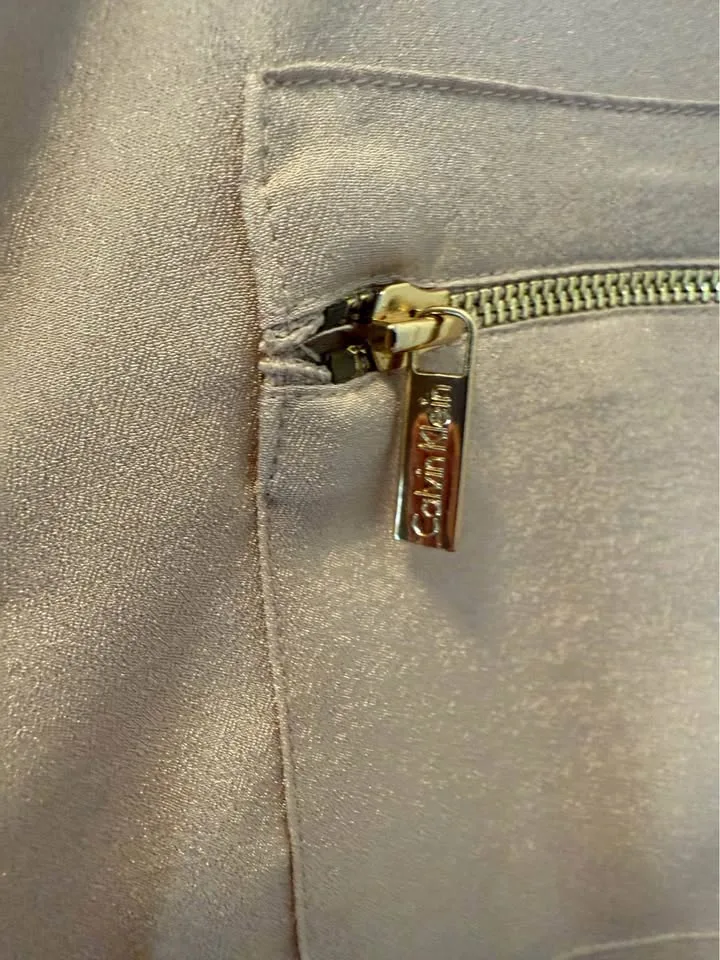 Calvin Klein women’s gold top medium image indicator(4)