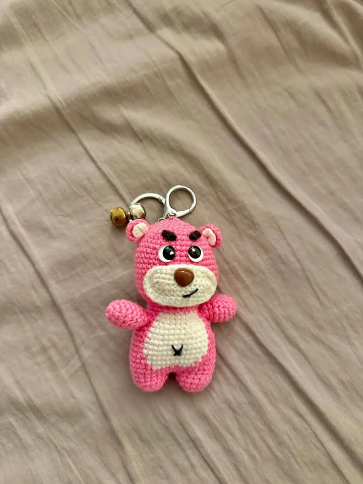 Toys Story Pink Bear Keychain thumbnail