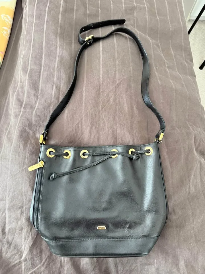 SATCHI black bucket bag thumbnail