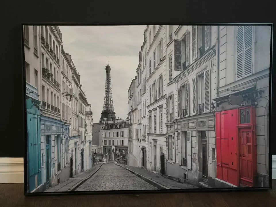 Black Framed Paris Canvas image indicator(3)