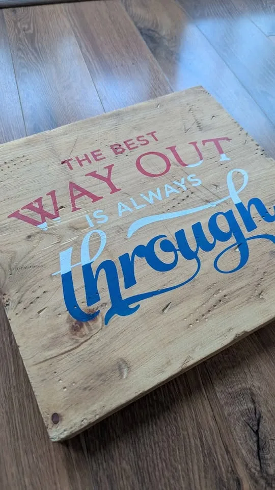 Rustic wooden decorative sign image indicator(2)