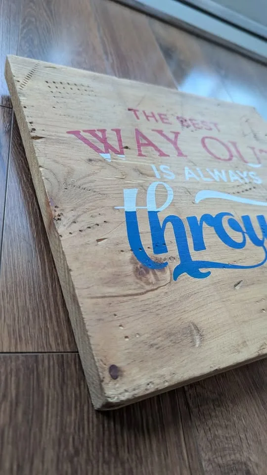 Rustic wooden decorative sign image indicator(4)