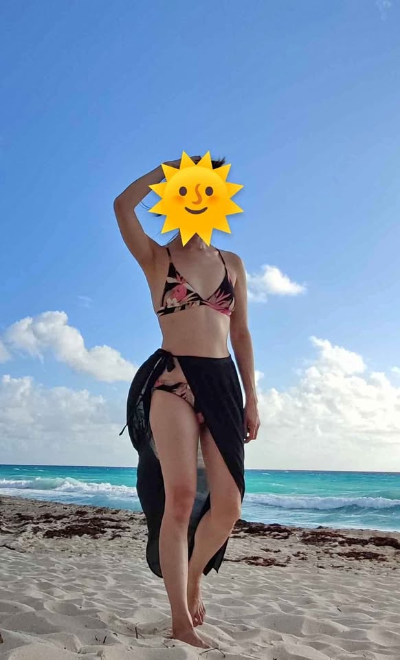 Black / Floral Bikini