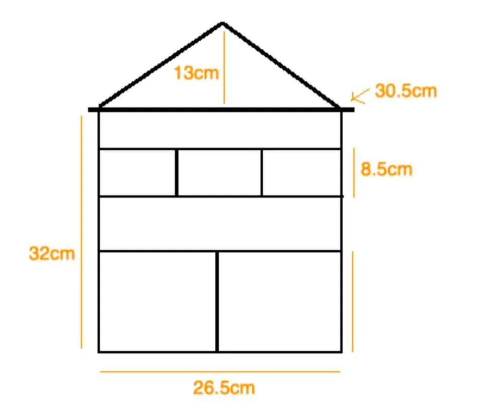 Handmade wall hanger organizer image indicator(6)