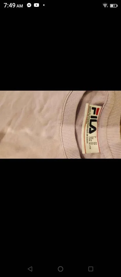 Sweater Fila soft pink women's sizeXL with side pocket image indicator(4)