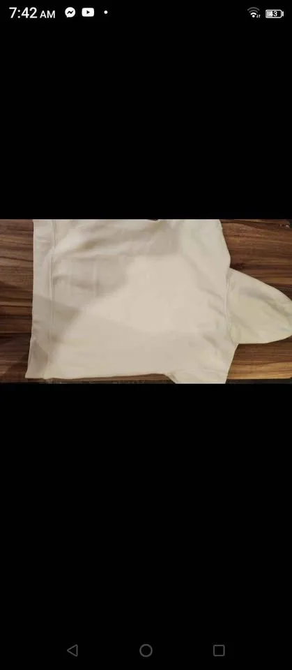 Sweater Kirkland hoodie cream colour size M/M image indicator(5)