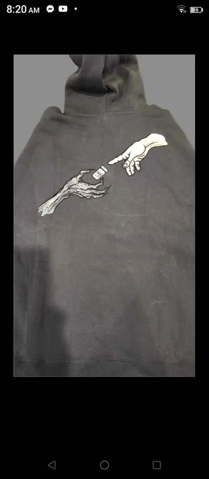 Sweater hoodie men's size large by RAGS image indicator(2)