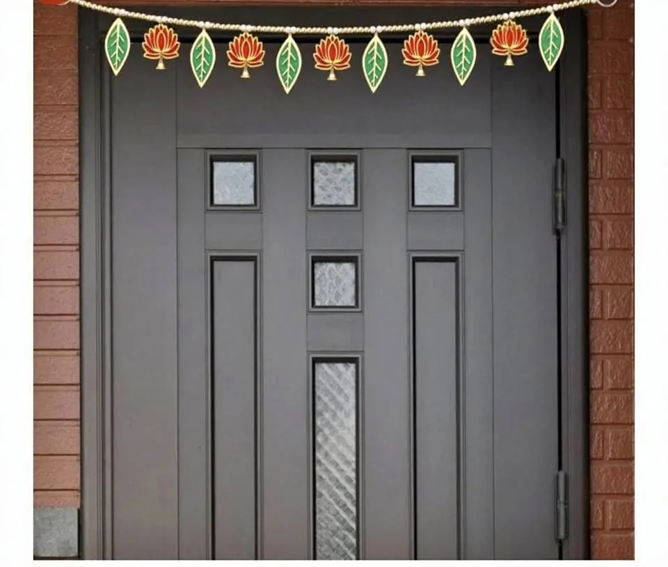 Red and Green Toran/ Door Hanging thumbnail