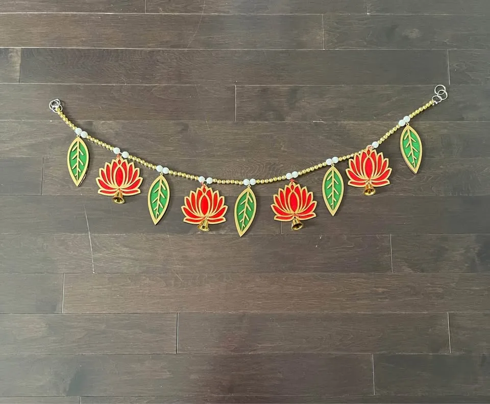 Red and Green Toran/ Door Hanging image indicator(4)