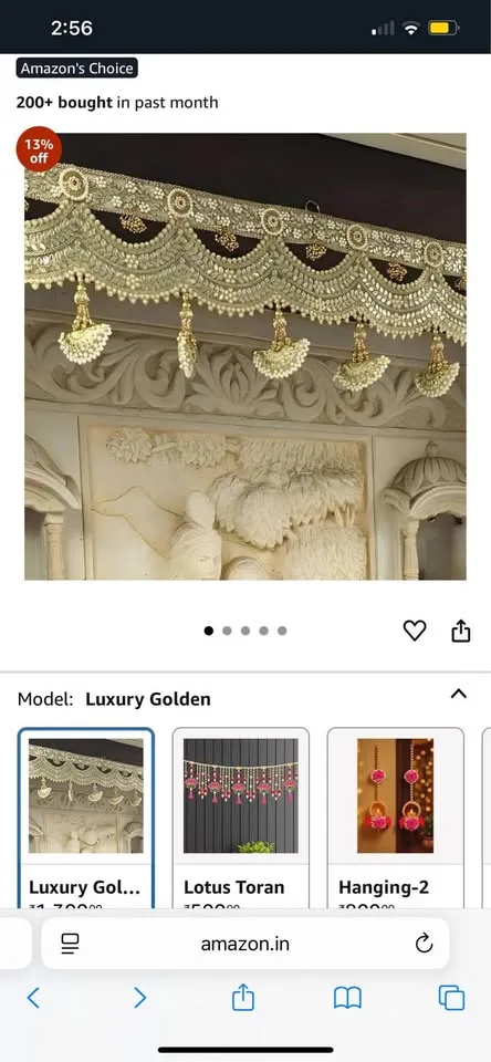 The Golden Lace Toran for theEntrance Door image indicator(2)