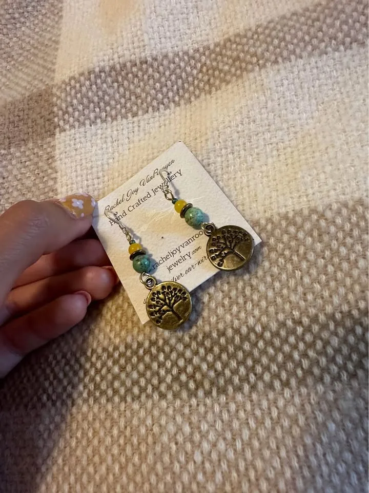 New Turquoise stones Earring image indicator(2)