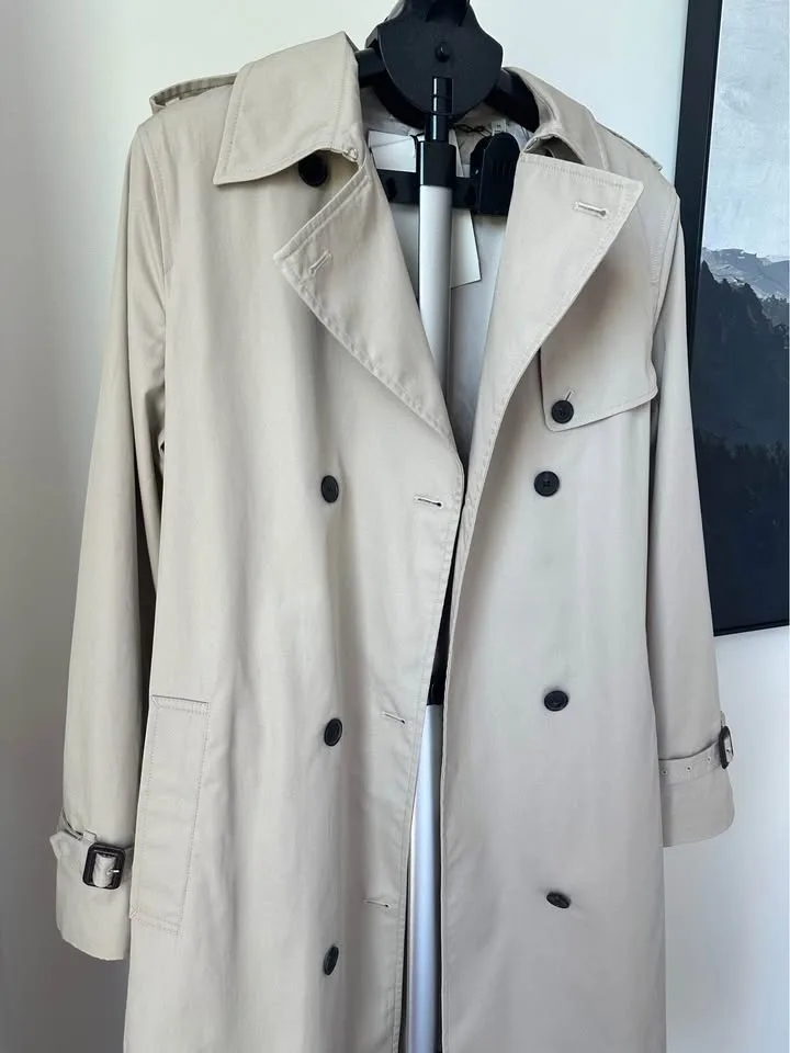 Aritzia Finch Trench Coat - City Twill Size M NWT image indicator(4)