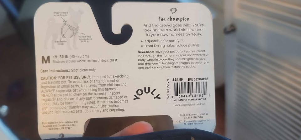 dog harness size M - photo 4