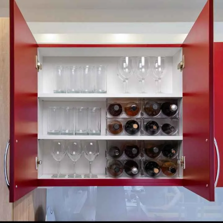 New 2 pk bottle holders multi use awesome set acrylic image indicator(3)