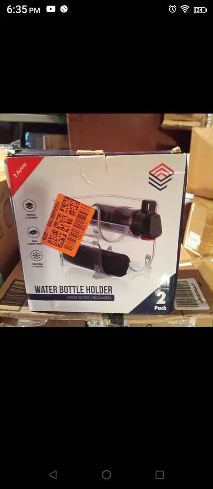 New 2 pk bottle holders multi use awesome set acrylic image indicator(5)