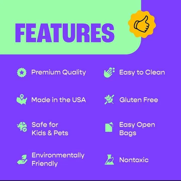 New 19 pkgs (size 70 grams) each non toxic kids/adults... image indicator(5)