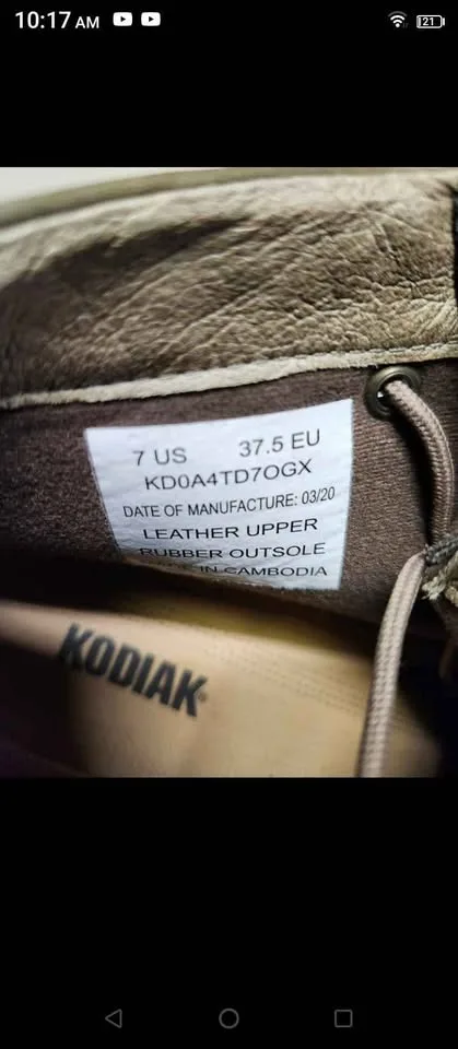 Boots Kodiak size 7 image indicator(6)