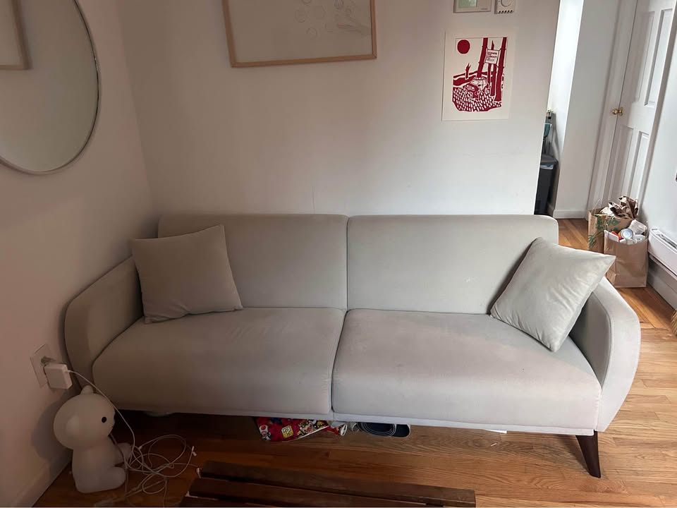 71” couch (sleeper sofa foldout) - photo 2
