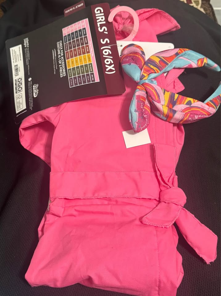 Girls Pink Power Barbie Jumpsuit - photo 2