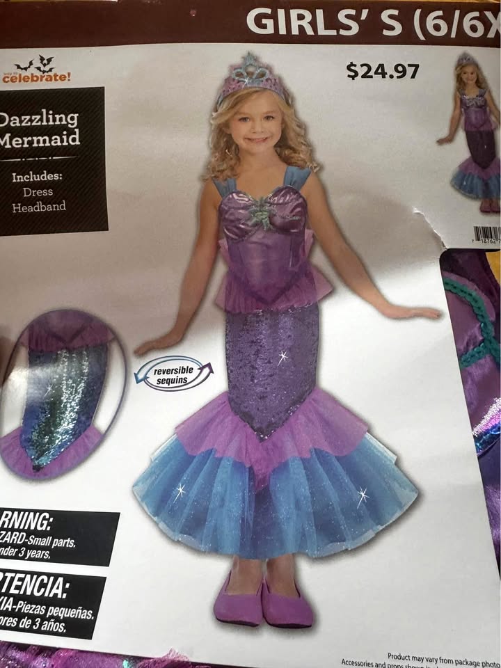Girls Dazzling mermaid Costume