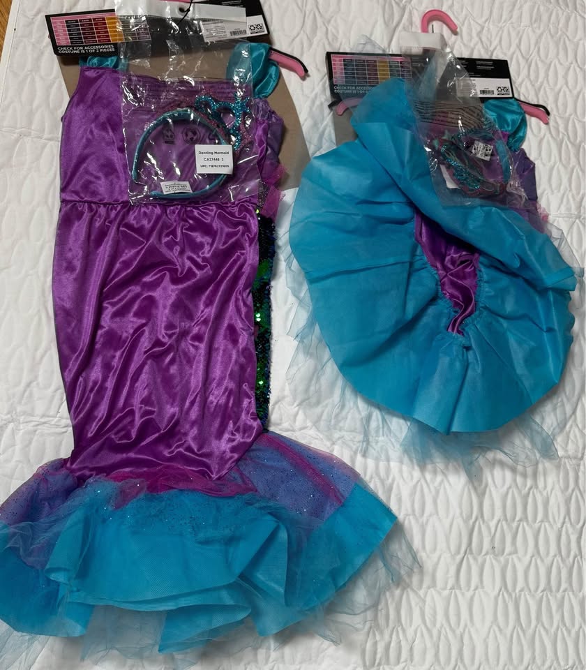 Girls Dazzling mermaid Costume - photo 2