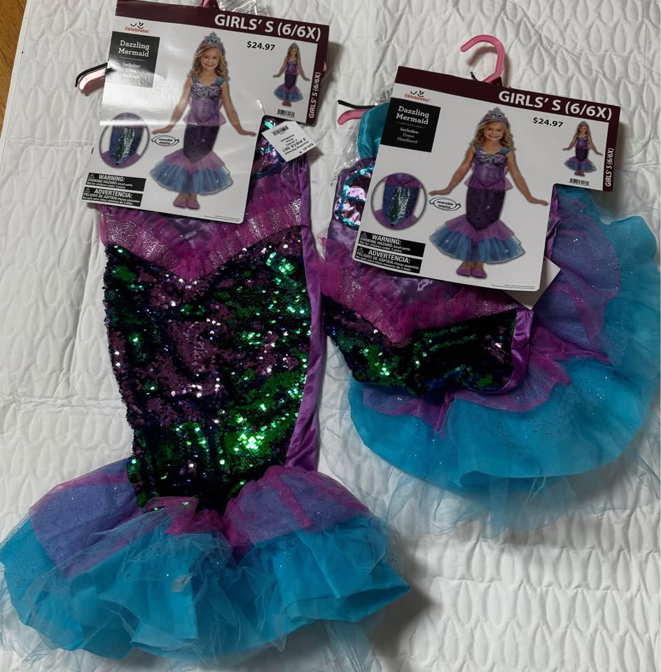 Girls Dazzling mermaid Costume - photo 3