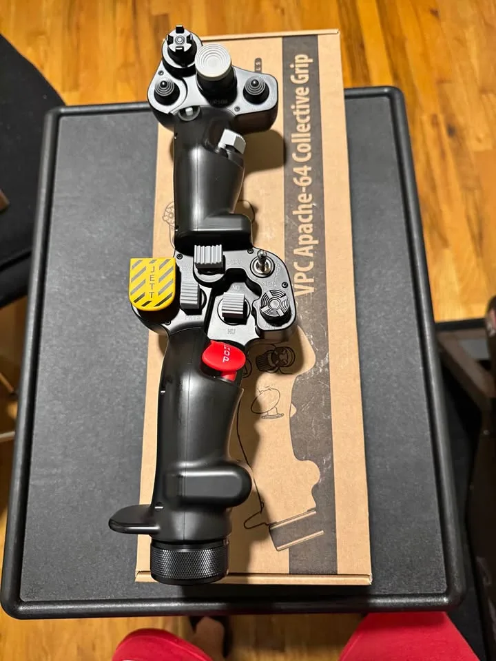 Virpil ‘Dual-SF Collective Grip’ Apache replica collective grip