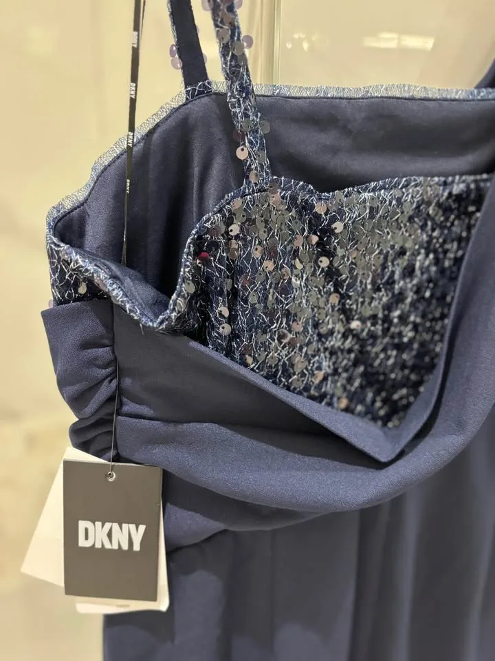 Brand new DKNY women dress - navy blue image indicator(3)
