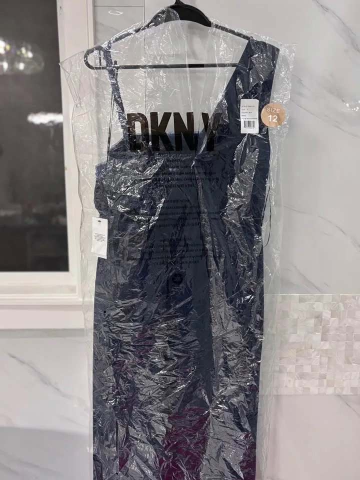 Brand new DKNY women dress - navy blue image indicator(8)