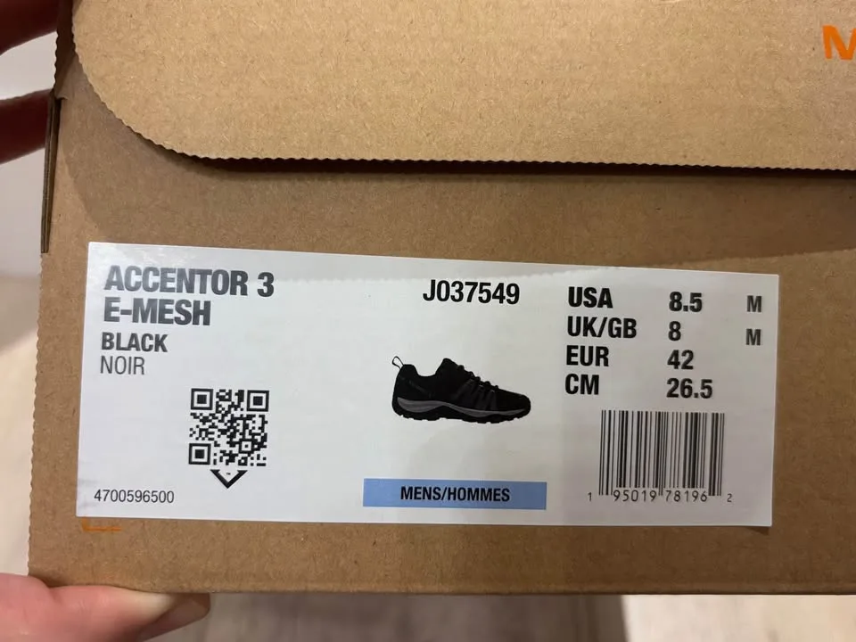 BNIB Men's Merrell Accentor 3 E-mesh. US 8.5. image indicator(8)