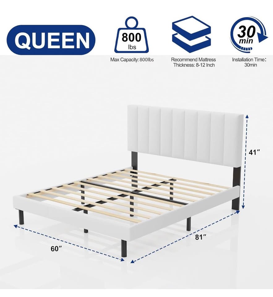 Queen size bed - photo 2