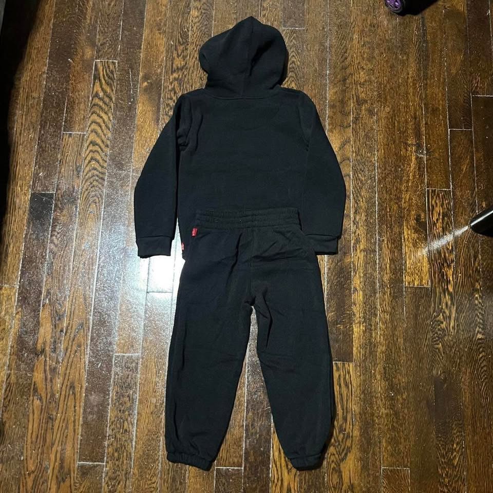 Levi’s Kids Black Hoodie Jogger Set - photo 2