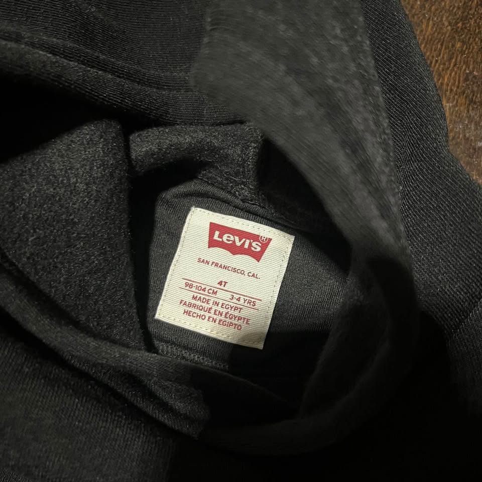 Levi’s Kids Black Hoodie Jogger Set - photo 5