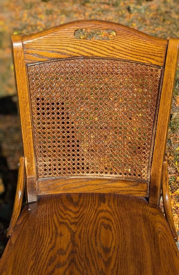 Vintage Tiger Oak Swivel Office Chair image indicator(2)