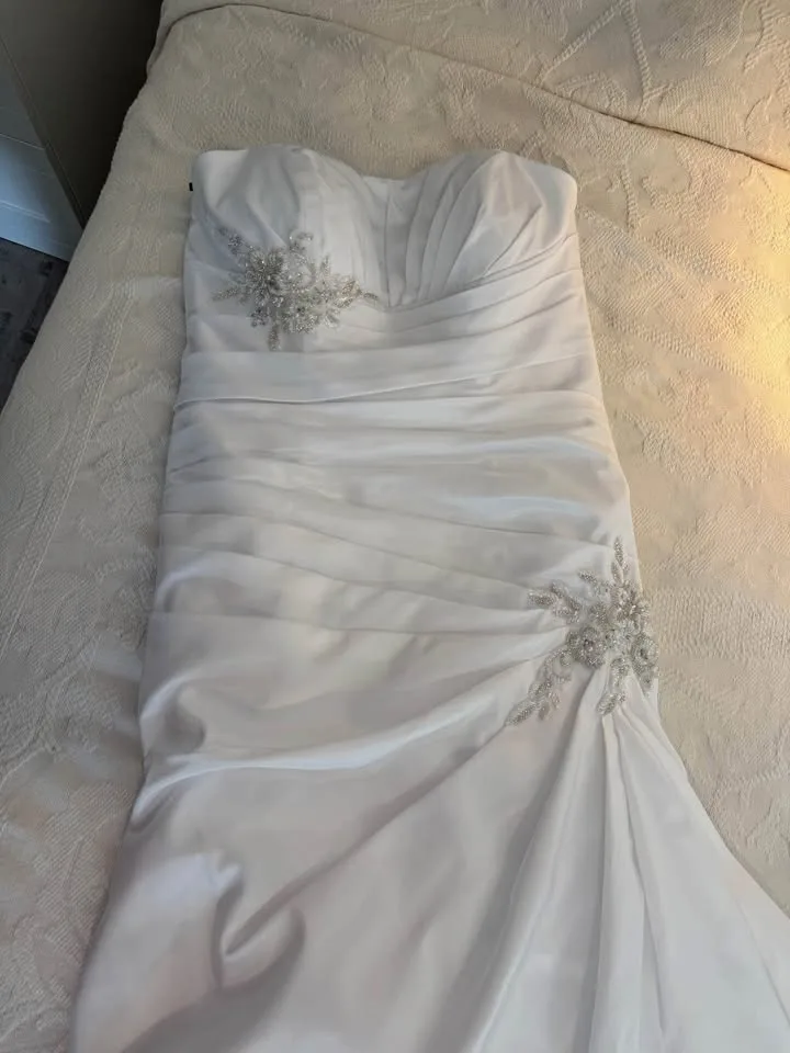 Wedding Dress – David’s Bridal Size 12 image indicator(3)