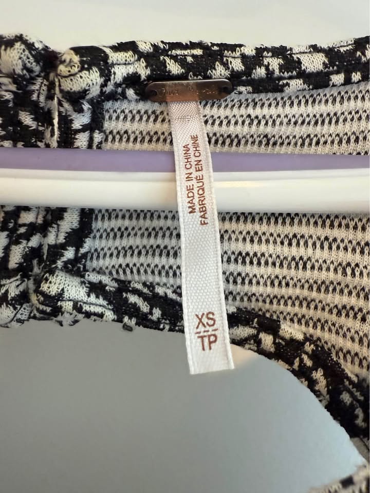 Free people black and white dress - photo 4