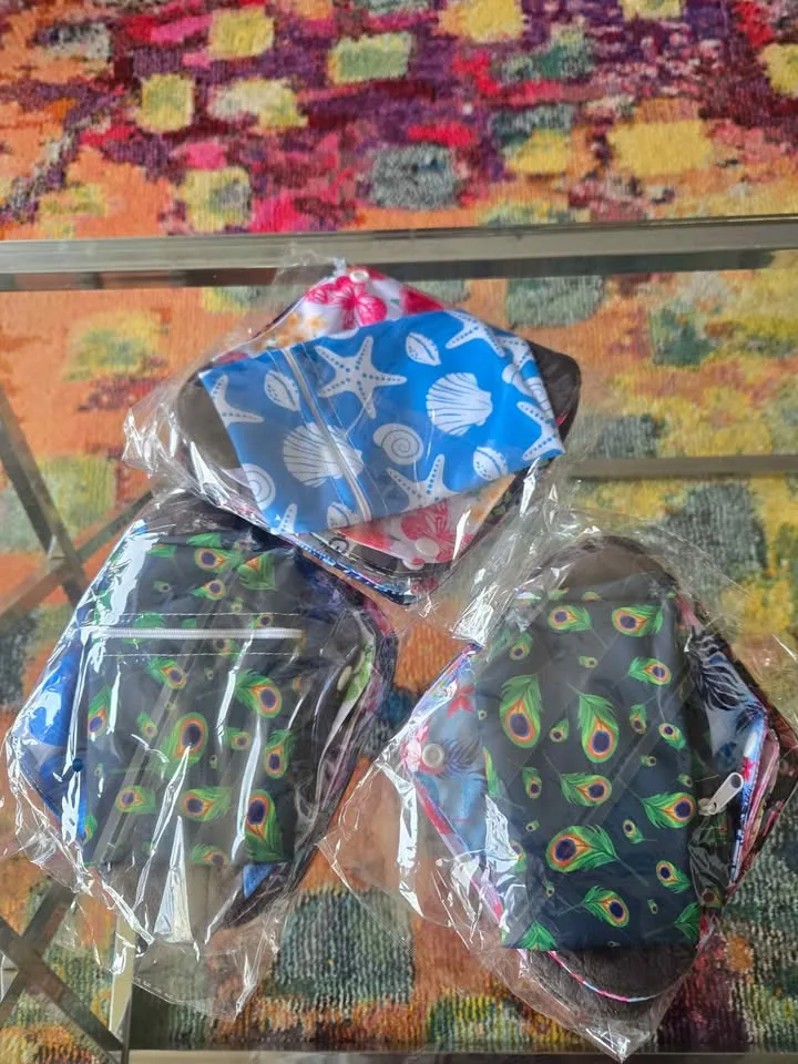 New- reusable period pads, pack of 7 image indicator(3)