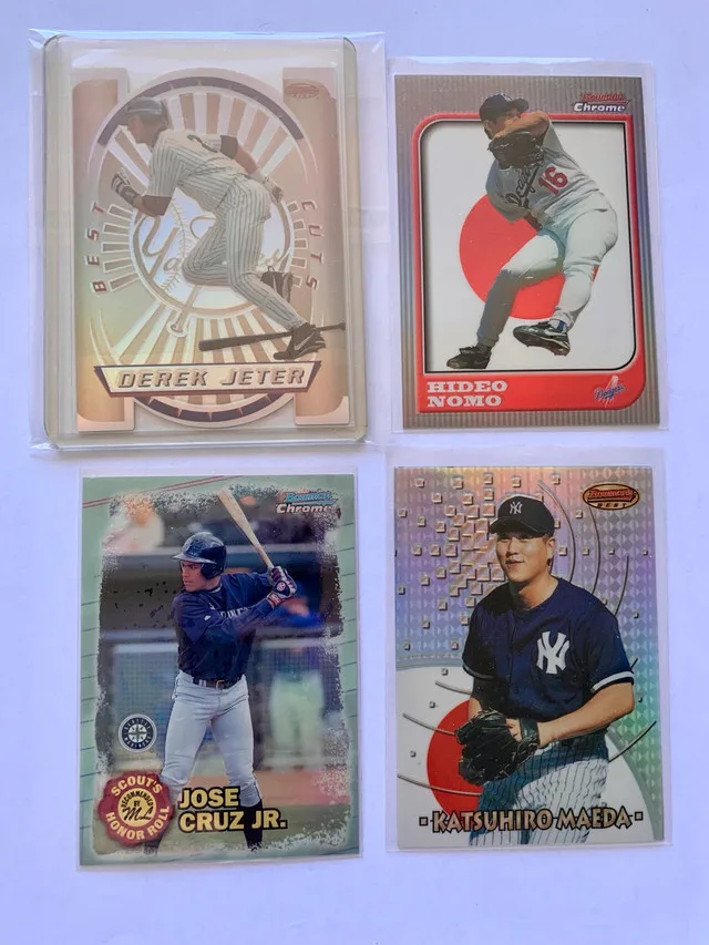 8 MLB Refractor Cards thumbnail