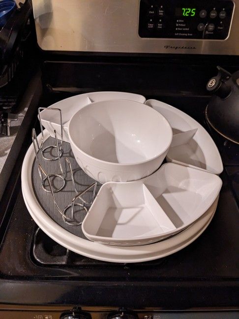 Lazy Susan for tacos / ice cream / etc