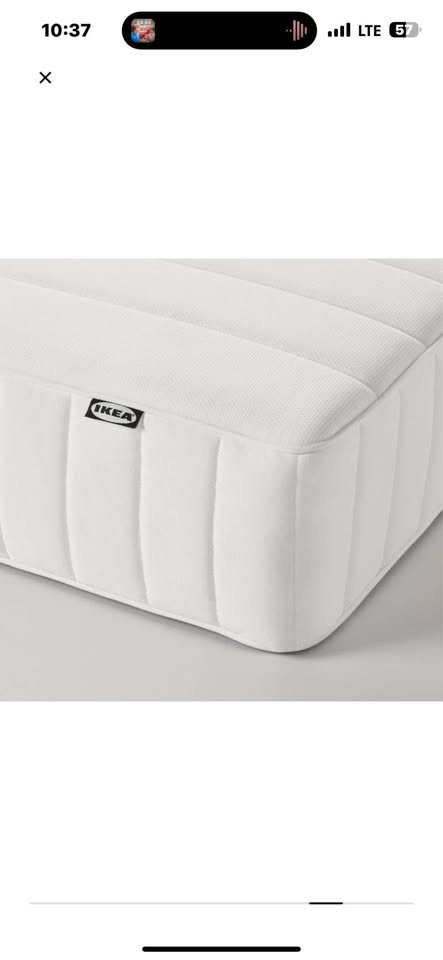 Ikea Valevag Hybrid Queen Mattress Medium firm - white - photo 5