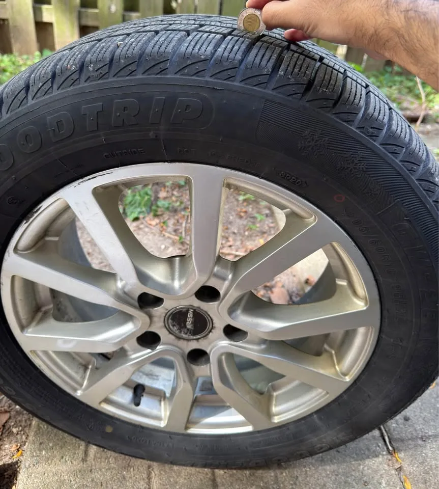 Alloy wheels with winter tires image indicator(3)