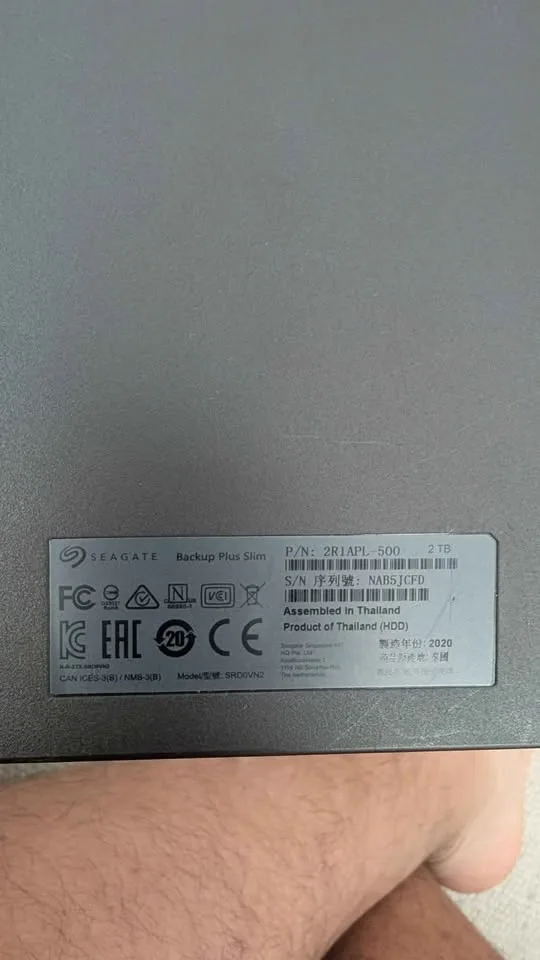 External hard drive Seagate 2 TB image indicator(2)