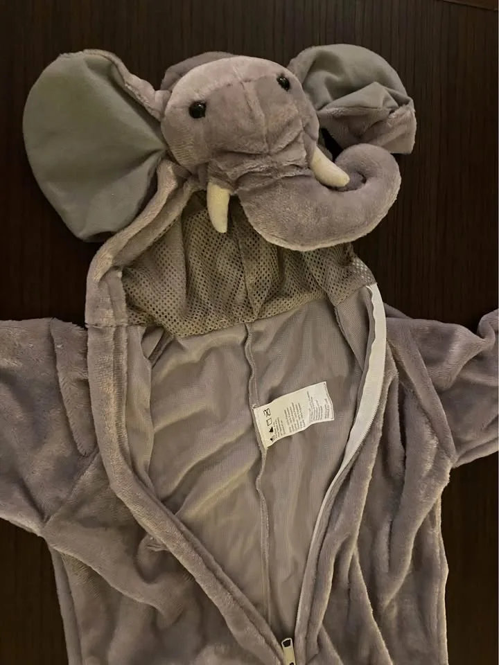 Elephant Halloween Costume for 4 to 6 year old image indicator(4)