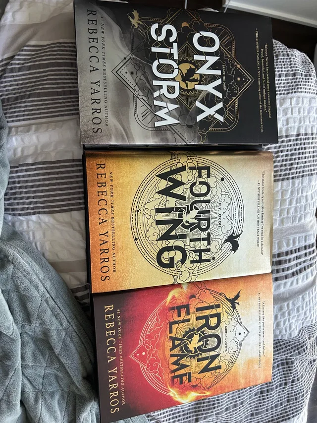 Fourth Wing Iron Flame Onyx Storm 1st Editions