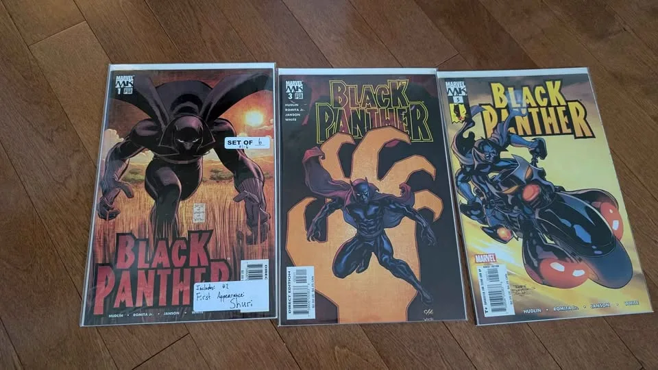 Comic book Lot Marvel, Black Panther collection image indicator(5)