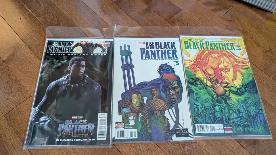Comic book Lot Marvel, Black Panther collection image indicator(9)