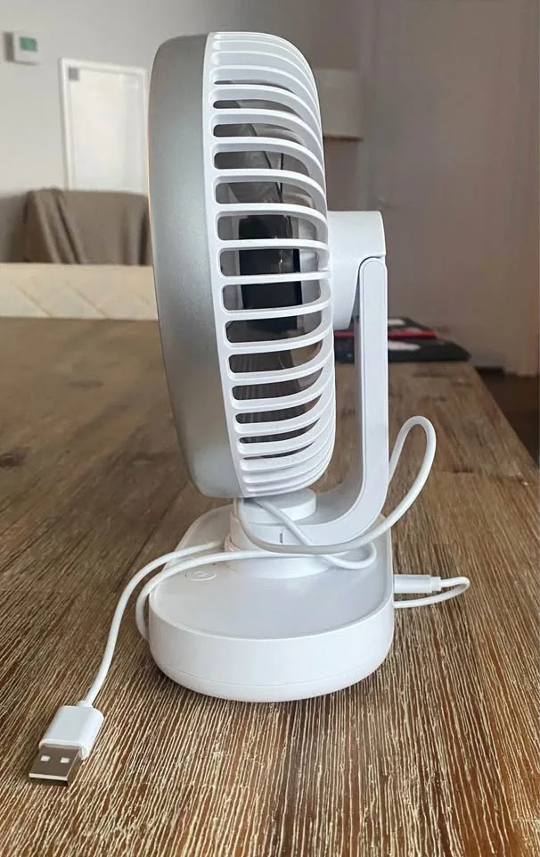 Desk fan Auto oscillating 6.5 Inch table top rotateair image indicator(2)