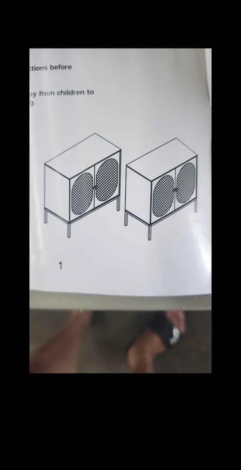 Brand new in pkg Buffet high end unit gorgeous furniture pieces image indicator(2)