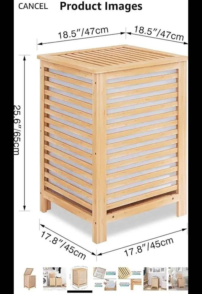 Beautiful hamper double sided awesome unit toy box image indicator(2)