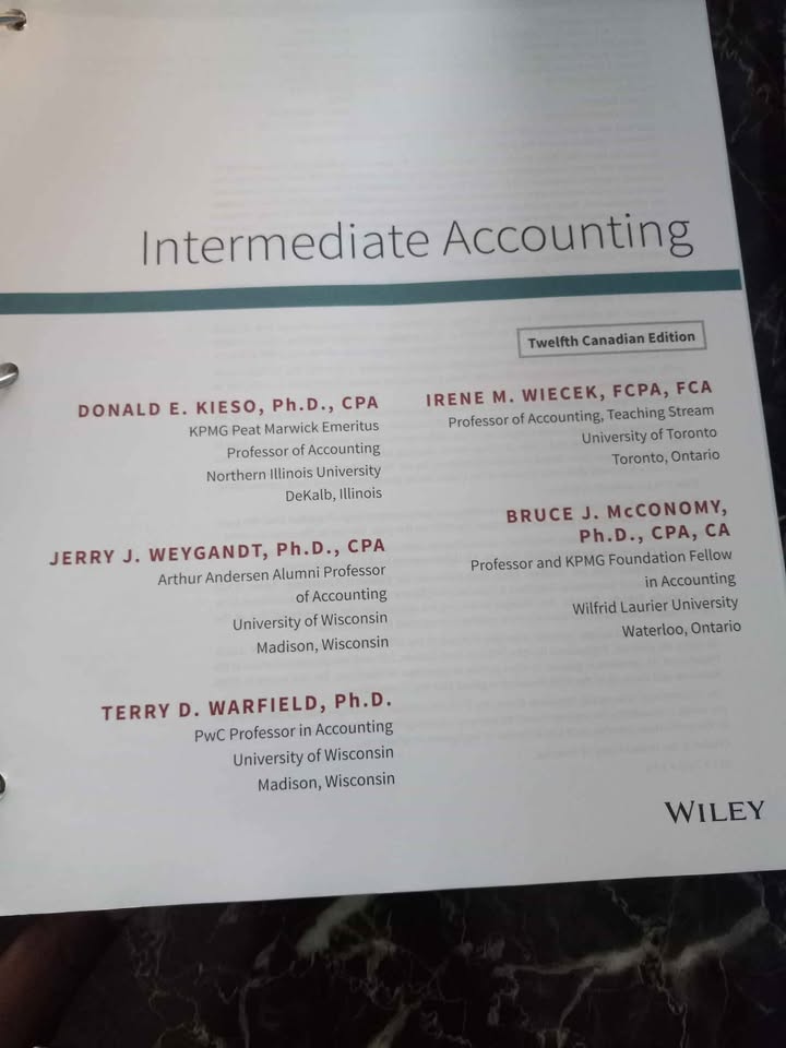Intermediate Accounting (12th Canadian Ed) Vol. 2 - photo 5